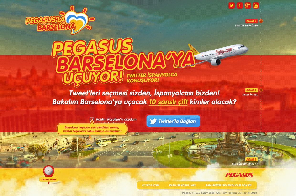 PEGASUS İLE BARSELONA İSTANBUL